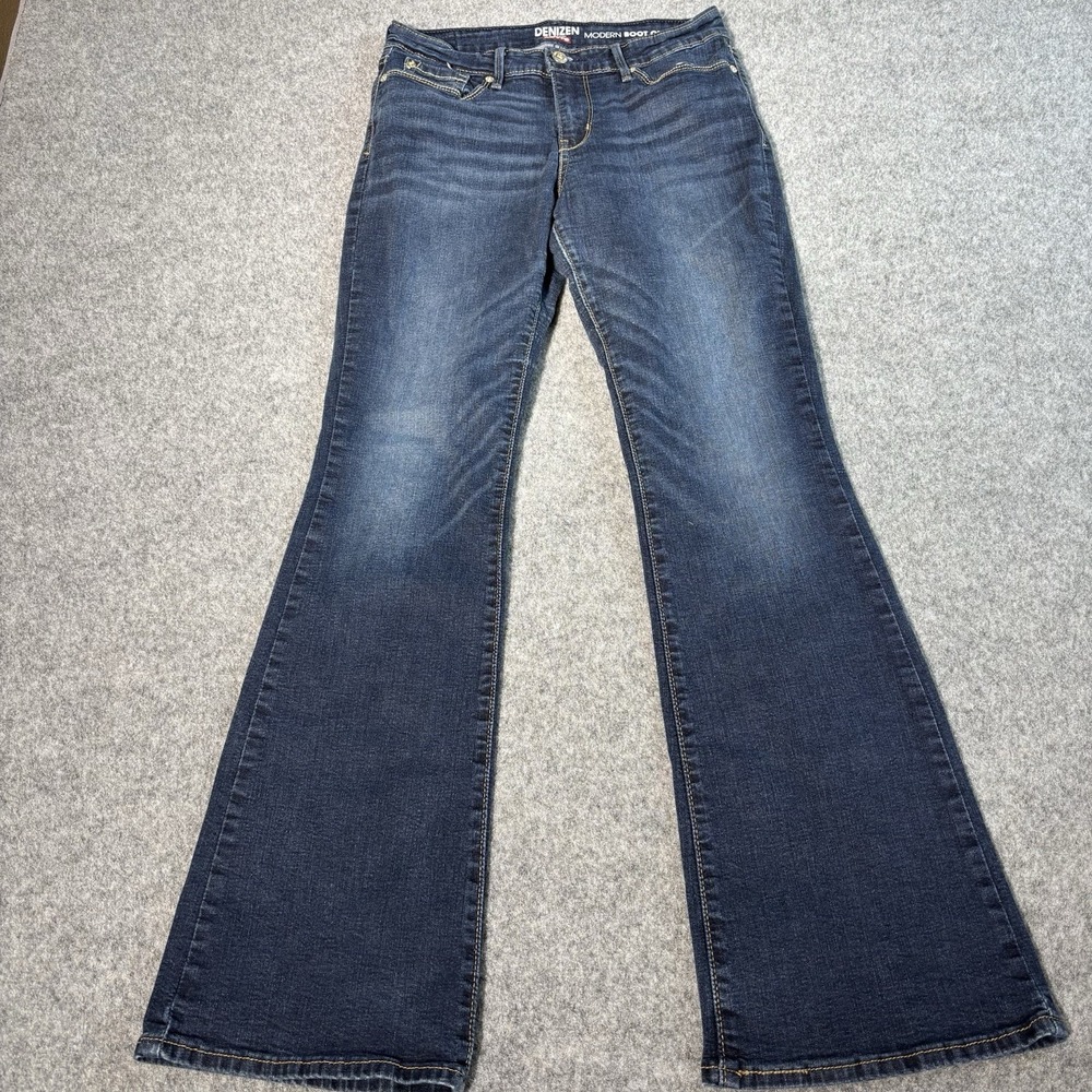 Denizen From Levi's Modern Bootcut Jeans‎ Women's 8M (Fits 28x30) Dark Wash Blue